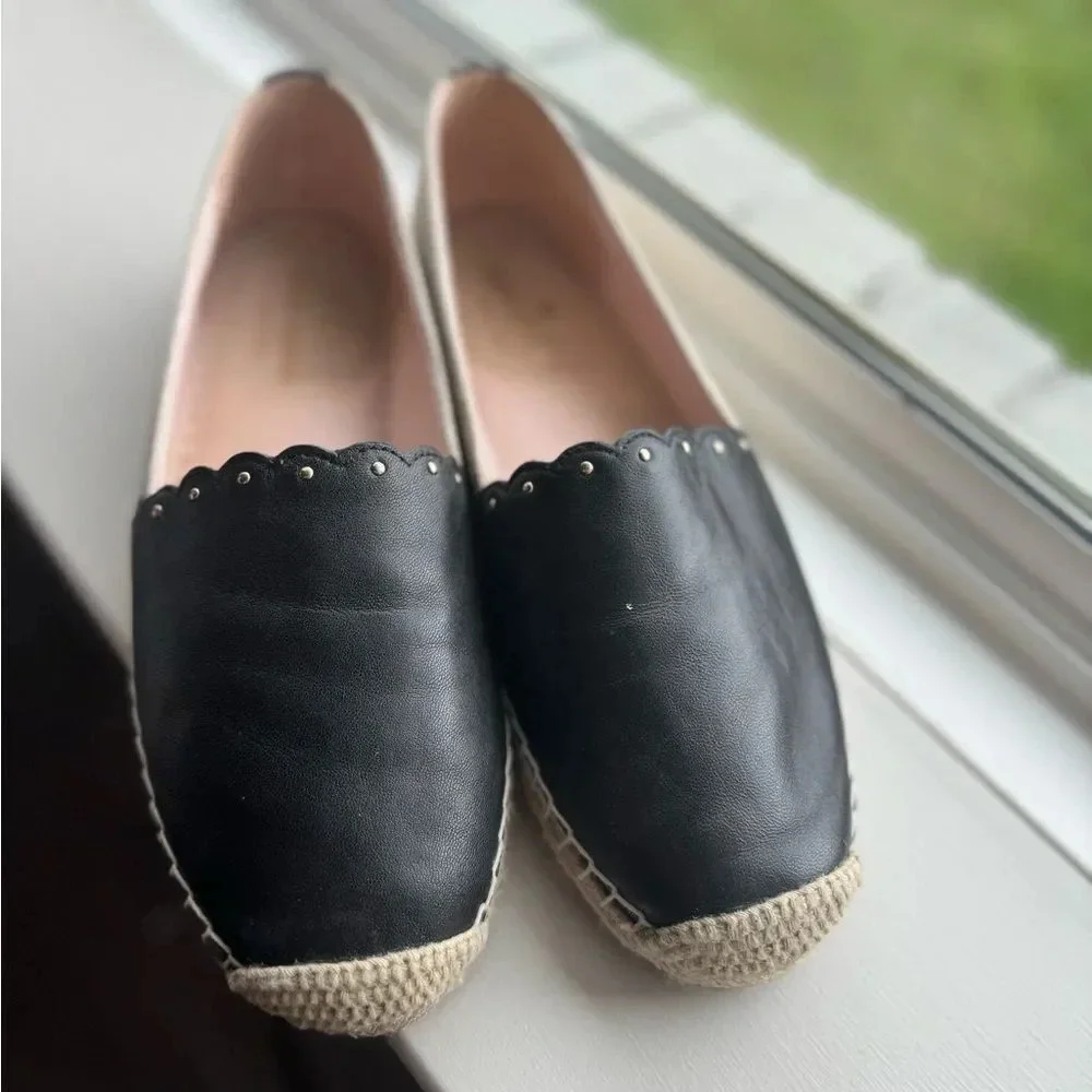 Kate Spade women’s Gardenia Espadrilles Natural + Black - Picture 4 of 9